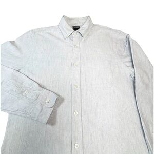 Todd Snyder Japanese Selvedge Oxford Shirt Men’s Small Gray